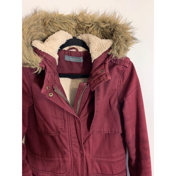 Burgundy Fall/Winter Jacket - Picture 3 of 4